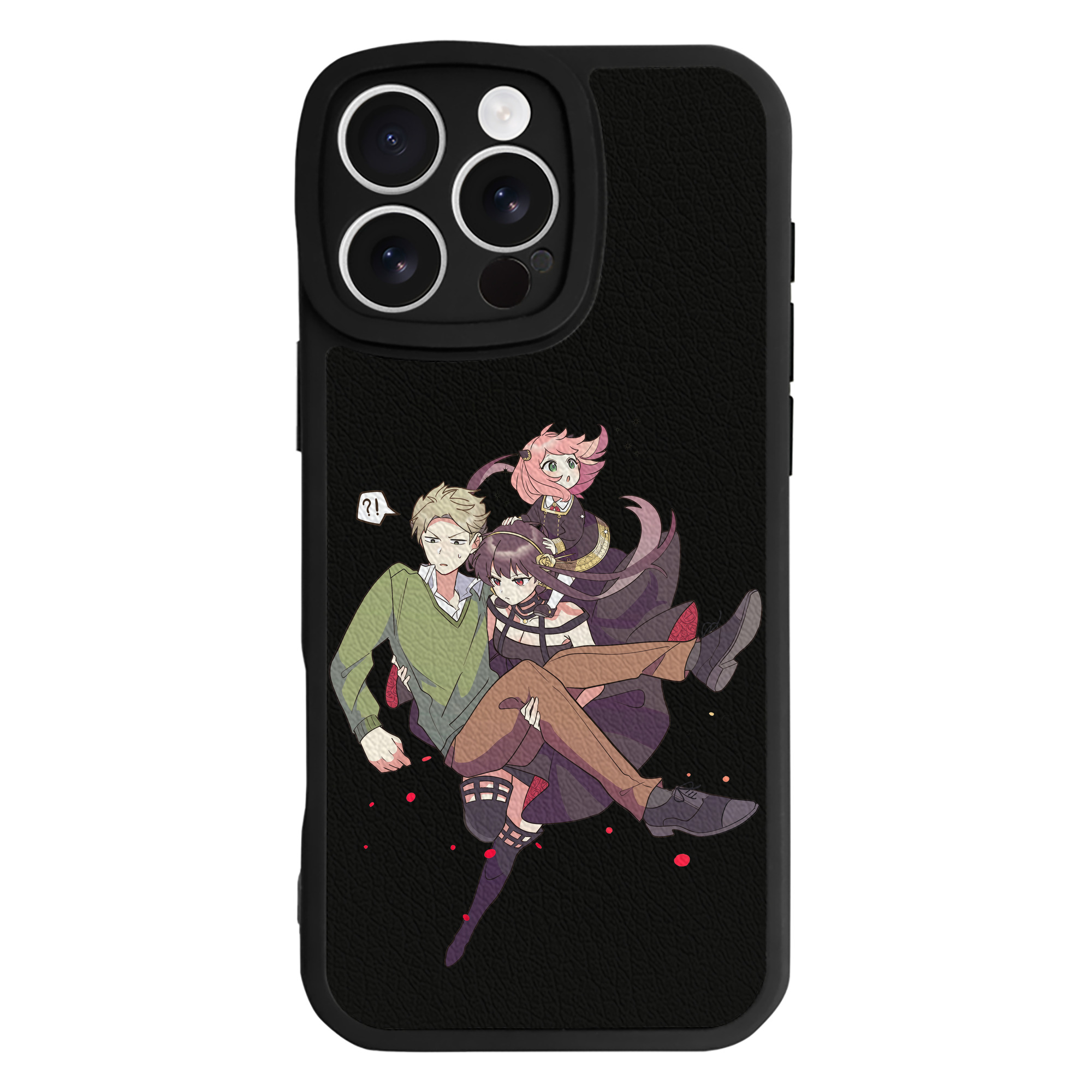 （画像用） SPY×FAMILY间谍家家酒 【iPhone 16シリーズ対応】シリコンスマホケース（レザー調） 材質：シリコン